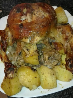 Una foto de Pollo en la olla GM g a mi manera con la bolsa de asar