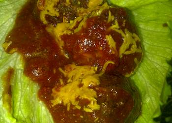 Easy Fast Cooking Meatball marinara wrap Delicious and Healthy