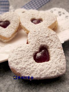 榛果心形餅乾-奧地利聖誕節傳統美食 的食譜成品照片