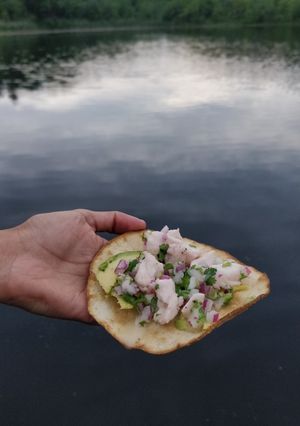 Una foto de Ceviche de pescado
