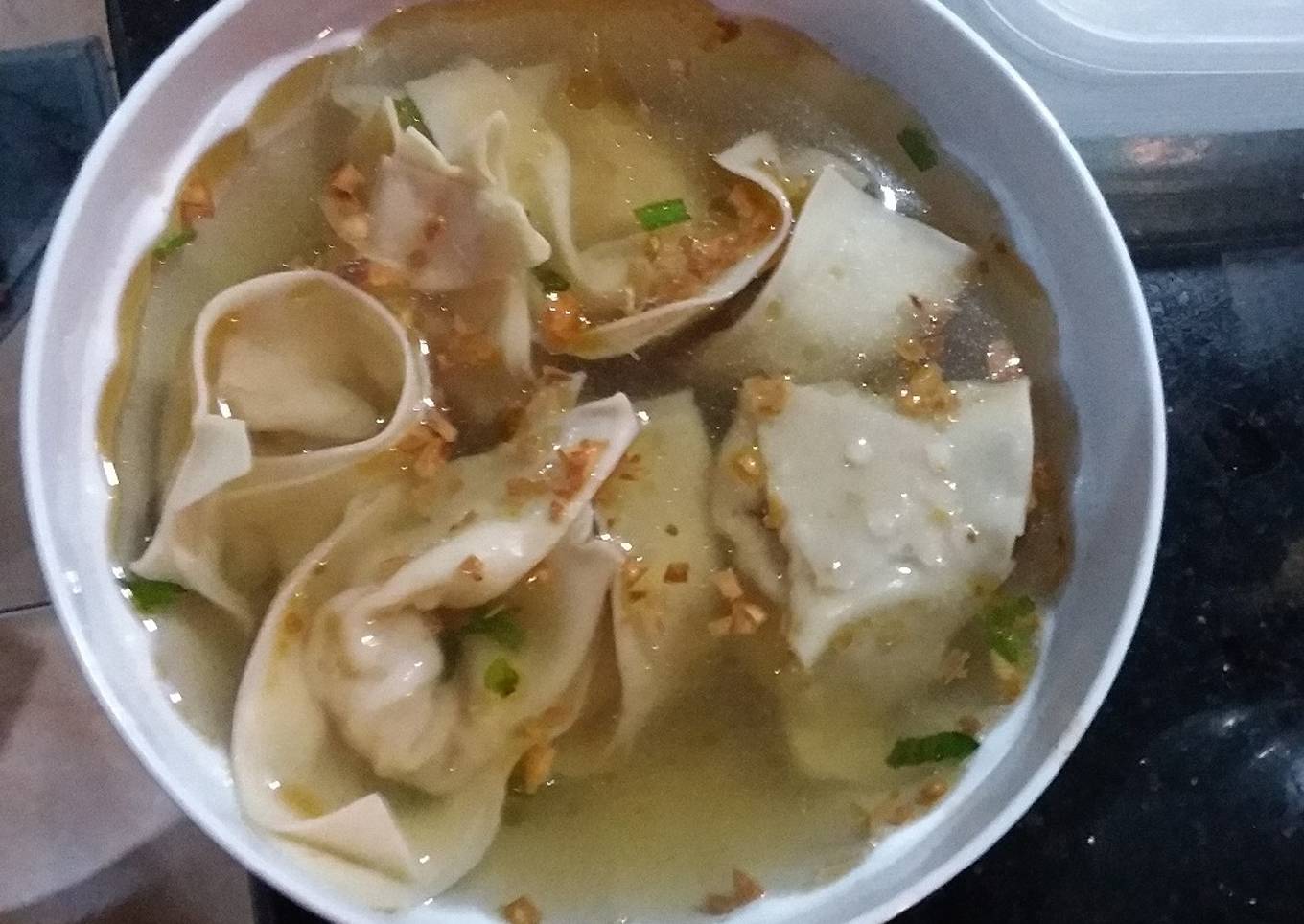 Wonton soup udang ayam