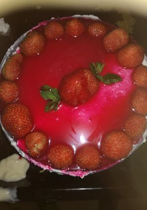 Epres joghurttorta recept fotója