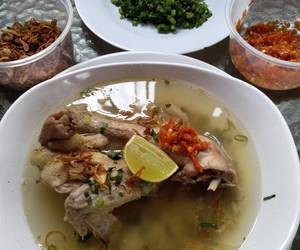 Resep Terbaik Sop Ayam Ala Pak Min Praktis Enak