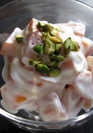 A picture of Persimmon & Yoghurt.