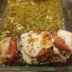 A picture of Chicken Pesto.