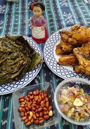 Foto resep Ayam Betutu Daun Singkong