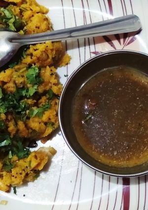 खट्टा -मीठा उपमा (khatta meetha upma recipe in Hindi) रेसिपी मुख्य फोटो