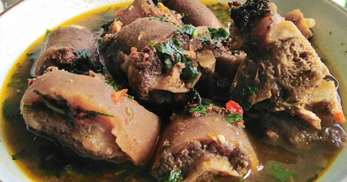 Cowtail peppersoup Recipe by Chef gbemilola - Cookpad