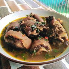 Cowtail peppersoup A picture of Cowtail peppersoup.