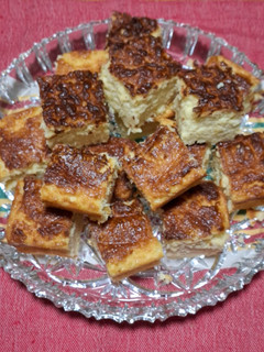 Una foto de Pan de elote blanco con La Lechera