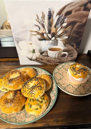 Una foto de Bagels