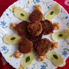 A picture of Chole Kabab.