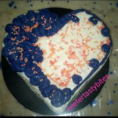 A picture of Royal icing cake.