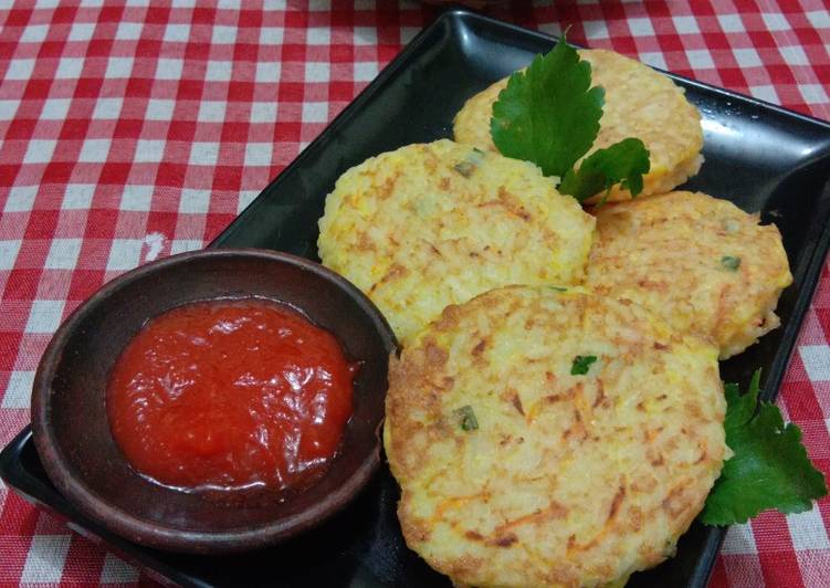 Cara Mudah Untuk Menyiapkan Masakan 34.Pancake Nasi untuk sarapan,
Lezat!!