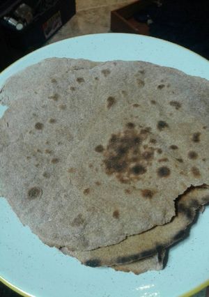 Una foto de Chapatis pan típico de india