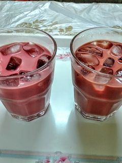 صورة لوصفة القهوة الوردية (البينك لاتيه)