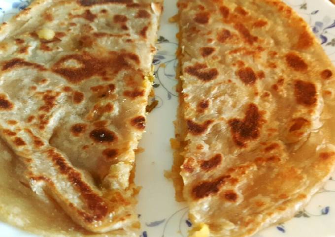 Recipe of Andrew Copley Potato flat bread (Aloo Paratha)😊