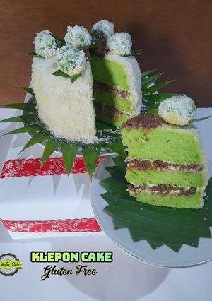 Foto resep Klepon Cake Gluten Free