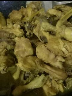 Foto resep Ayam ungkep kuning