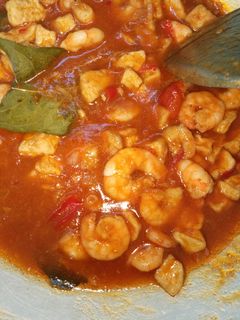 Foto resep Udang + tahu asam manis🦐