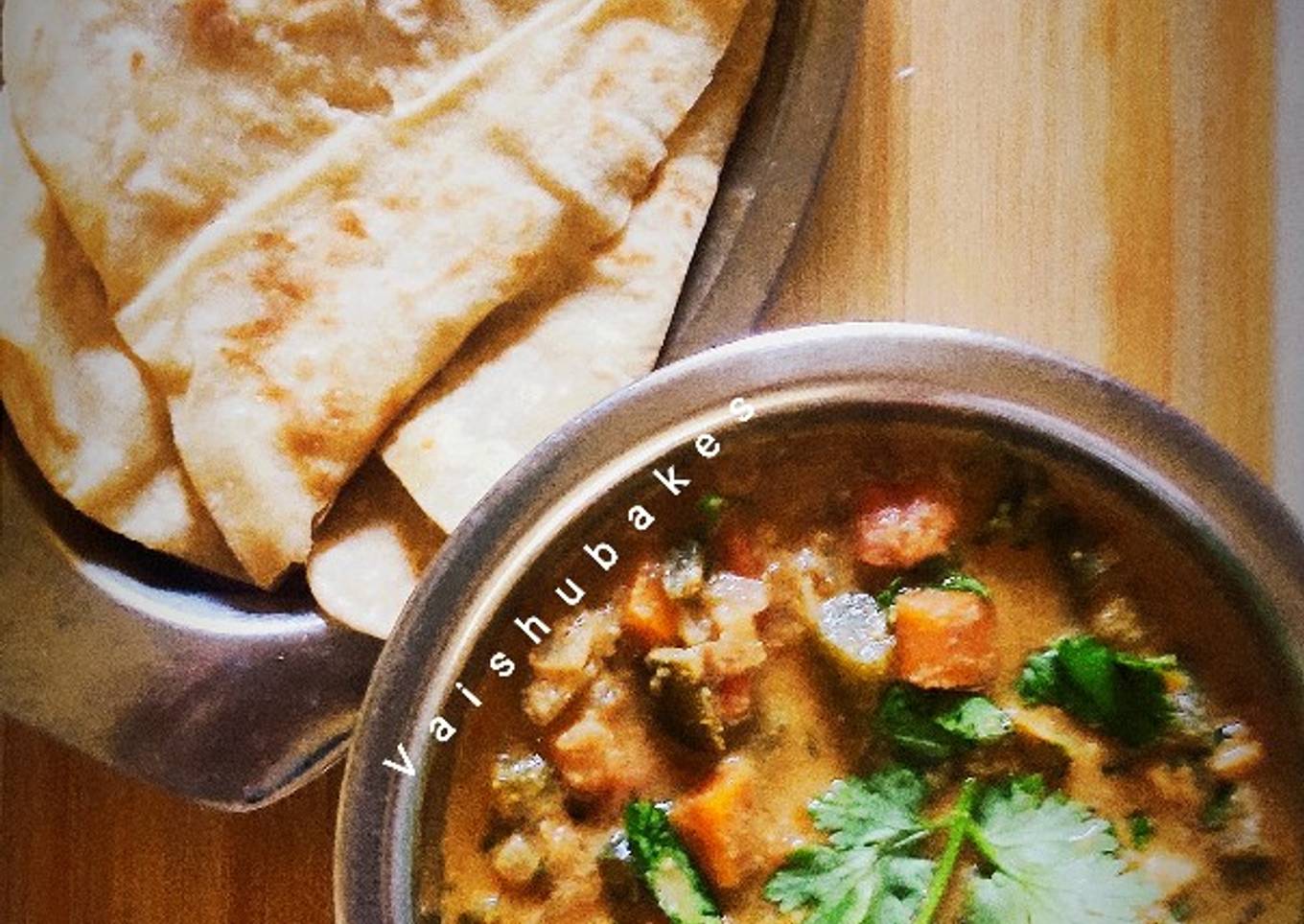 Veg Korma and Parotta