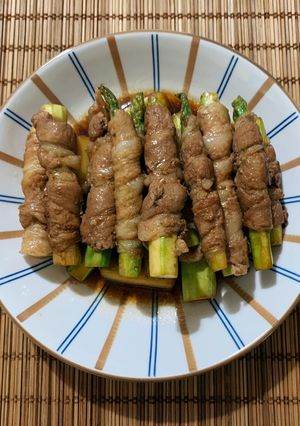 蘆筍豚肉卷 的食譜成品照片