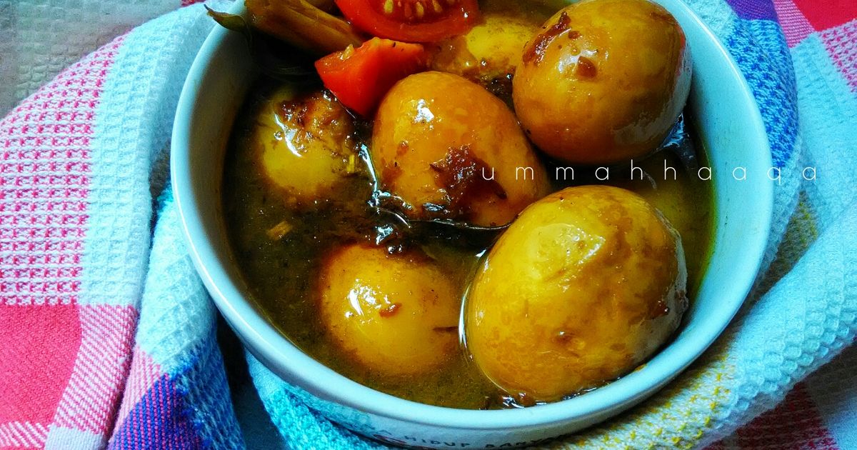 Semur Telur Favorit Keluarga, masakan jawa (#PR_AnekaSemur)