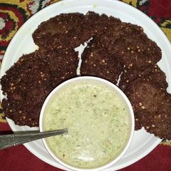 A picture of Chapli Kabab.