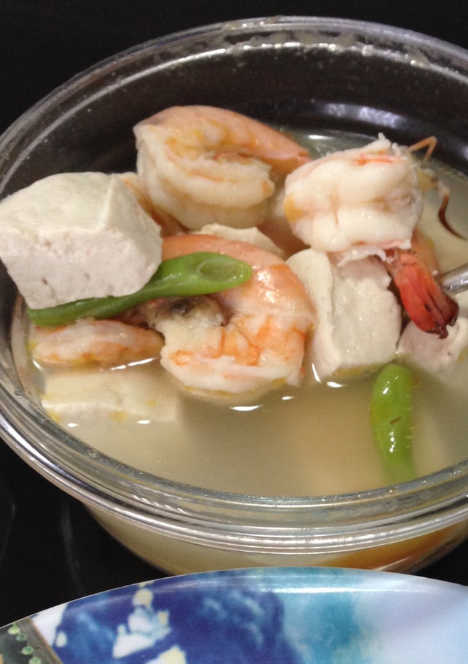 Foto resep Sop Udang Tahu 