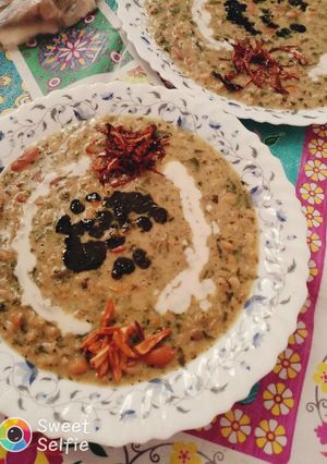 عکسی از دستور آش جو