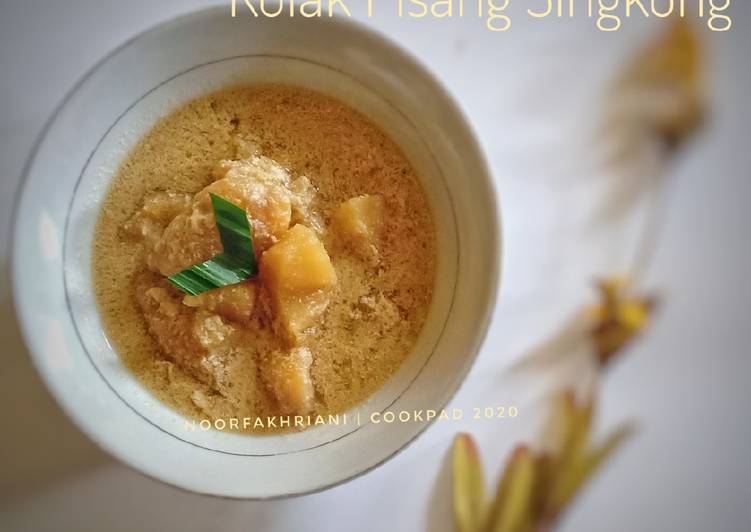 Kolak pisang singkong Kolak pisang singkong