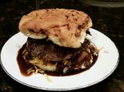 A picture of minced beef burgers