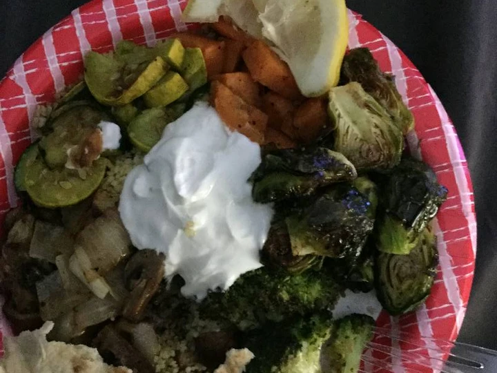 Recipe Roasted vegetable bowl the  Makes Drooling Can spoil the tongue