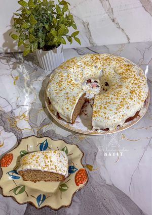 صورة لوصفة كيكة الزبادي و النيسكافيه 🥧