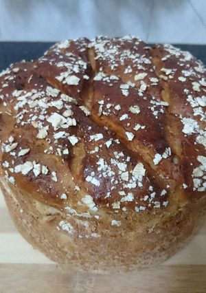 Una foto de Pan dulce de avena y miel