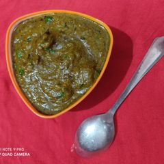 A picture of Palak Paneer.