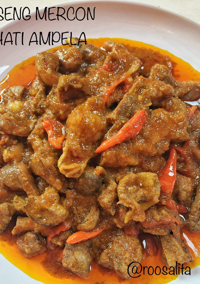 Foto resep Oseng Mercon Ati Ampela