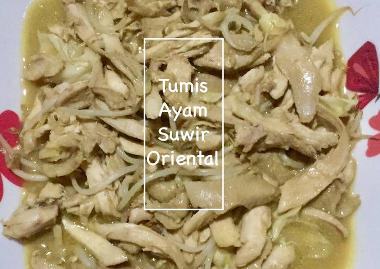 YUK DICOBA! Resep Tumis Ayam Suwir Oriental