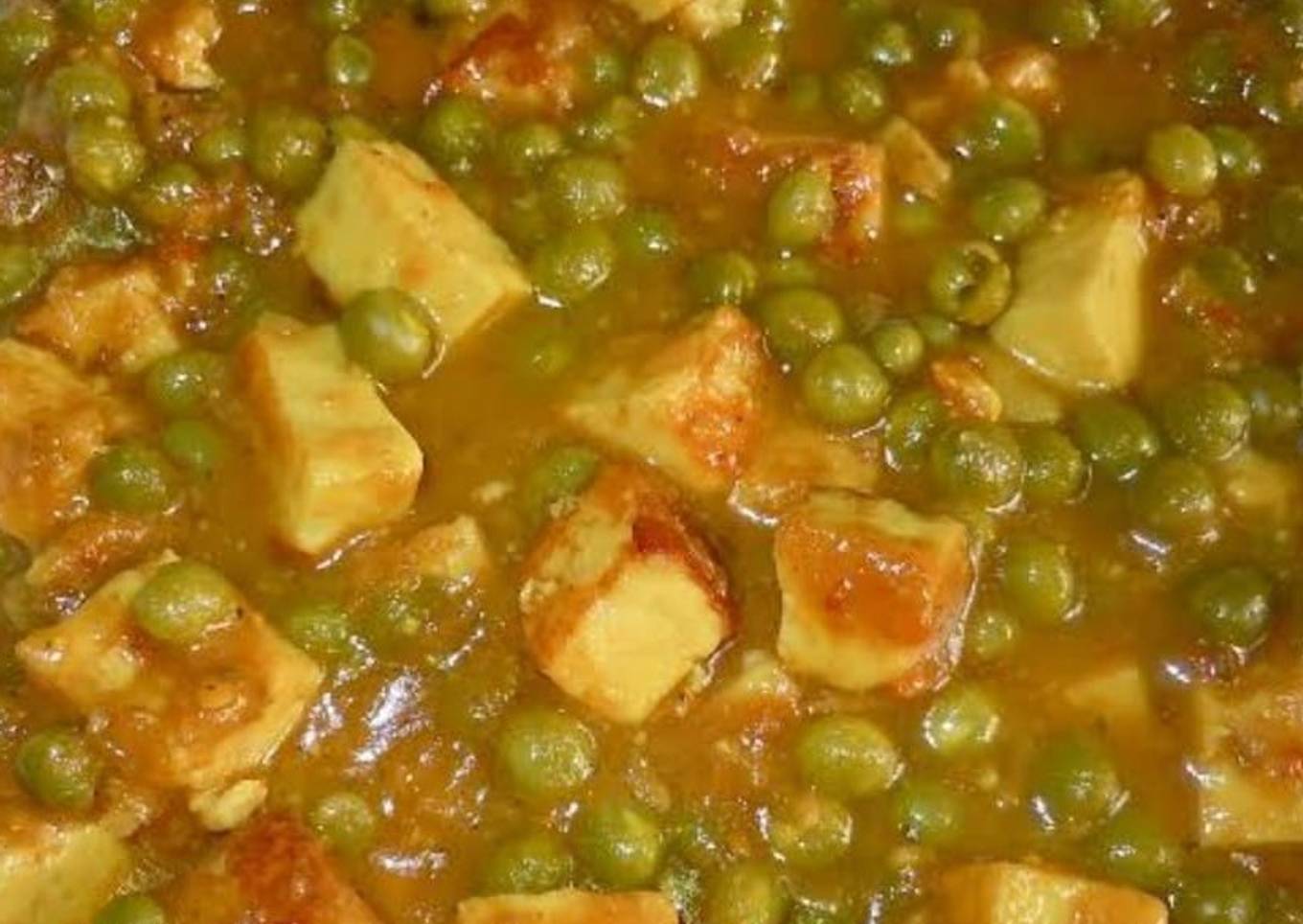 Matar paneer