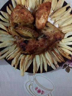 صورة لوصفة دجاج مشوي في الفرن 👌👍