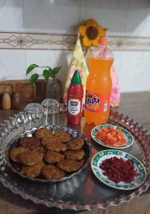 عکسی از دستور 🌼کتلت سنگدان با چاشنی سیر و کره🌼