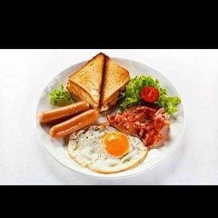 A picture of Continental breakfast.