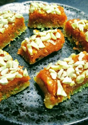 A picture of Kheere Gajar Ki Barfi.