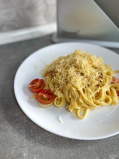 Фото Вершкова паста з індичкою🍝.