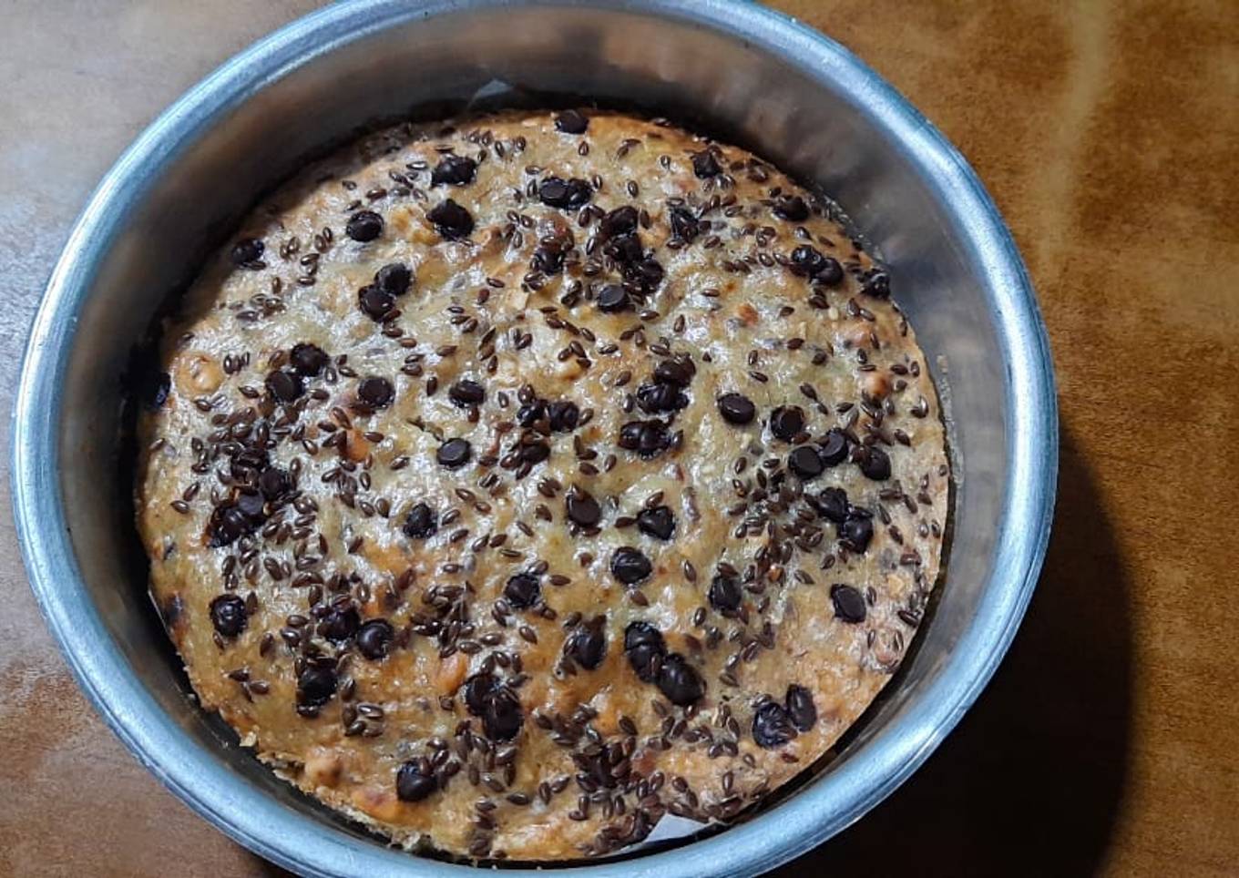 Oats banana cake