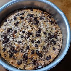 Oats banana cake A picture of Oats banana cake.