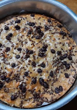 A picture of Oats banana cake.