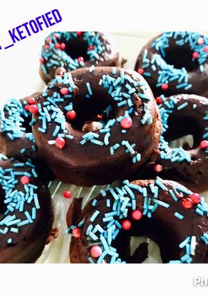 Foto resep Keto - Donut coklat
