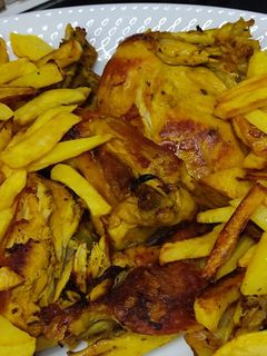عکسی از دستور مرغ سرخ شده