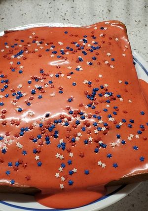 A picture of Crazy Vanilla Cake.